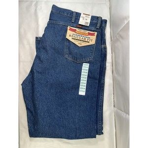 Vtg 90S Rustler Stonewashed Regular Fit Straight Leg Jeans 42x30 NWT USA‎ Made